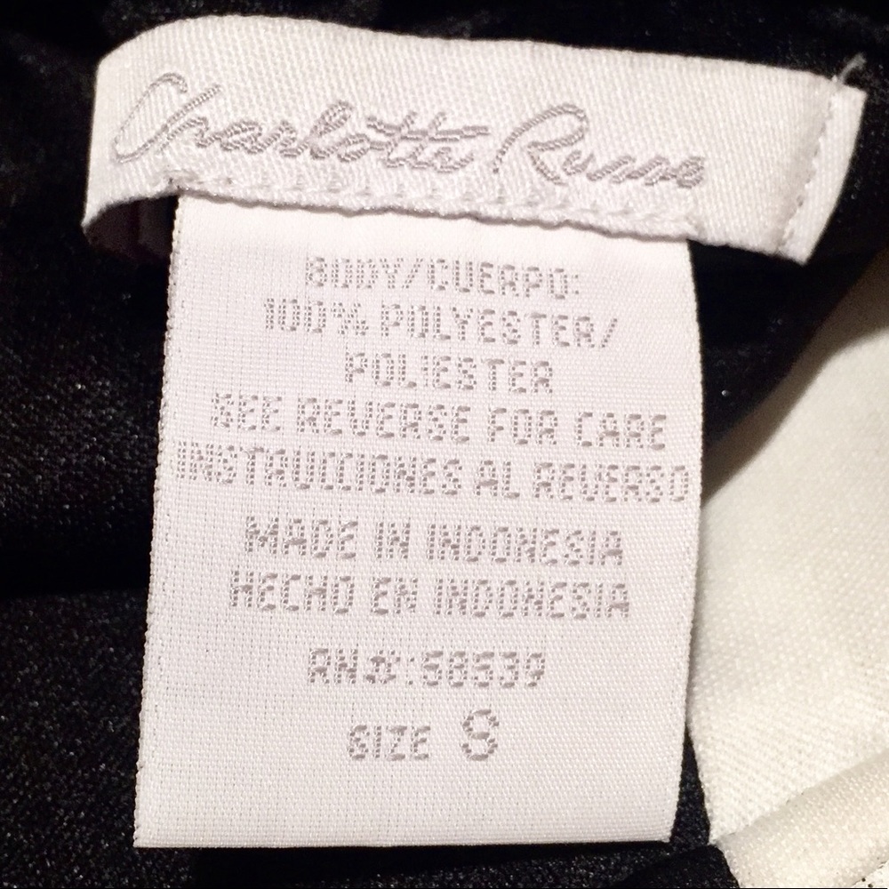 🛍Black & White Strapless Shift Dress🛍 - Picture 5 of 5
